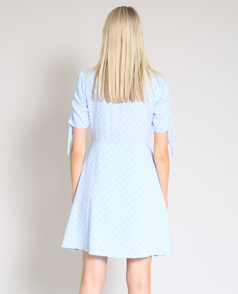 Jurk Met Stippen Blauw 780889b42d49 Pimkie