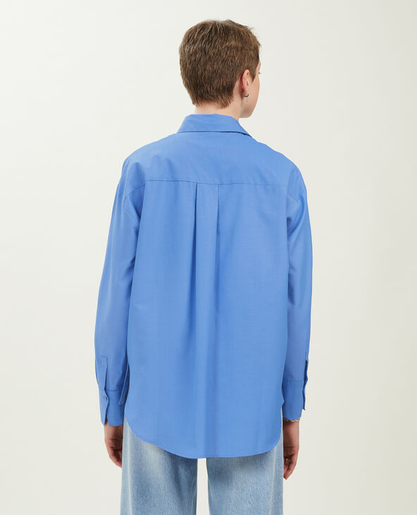 Chemise manches longues bleu - Pimkie