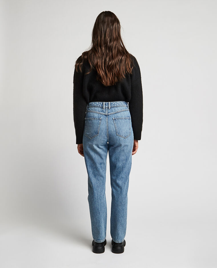 Jean droit taille haute bleu - Pimkie