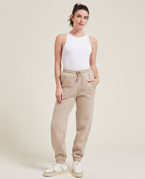 Pantalon de jogging en molleton gris clair - Pimkie
