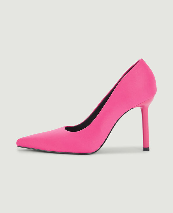 Escarpins bout pointu corail fluo - Pimkie