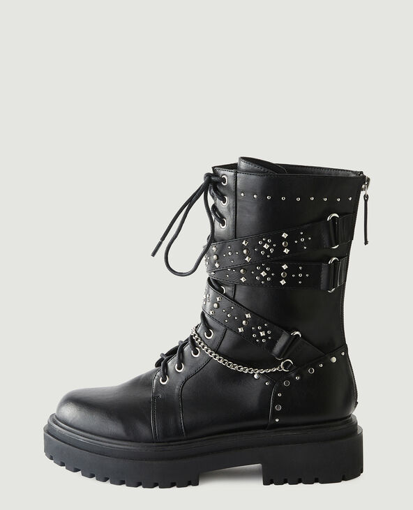 Boots deals brides cloutées