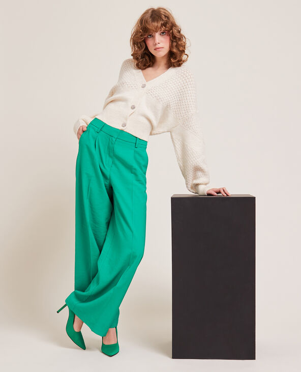 Pantalon à pinces vert olive - Pimkie