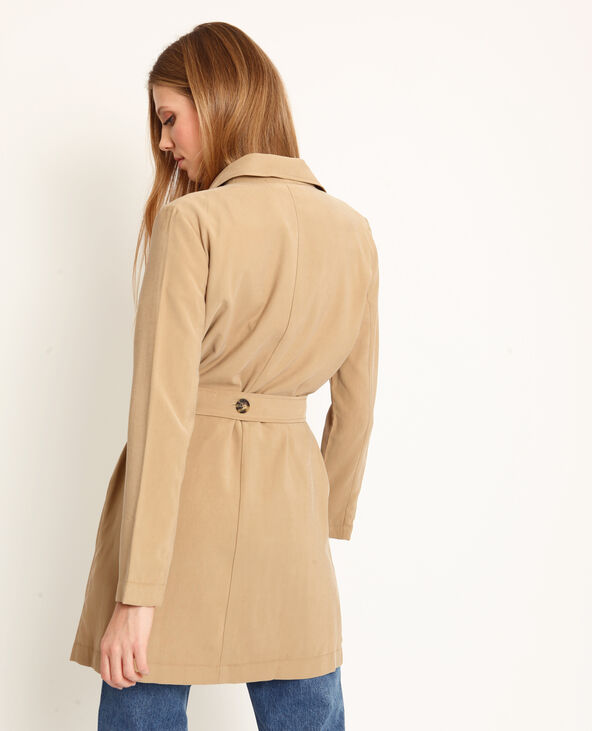 Trench fluide taupe - Pimkie