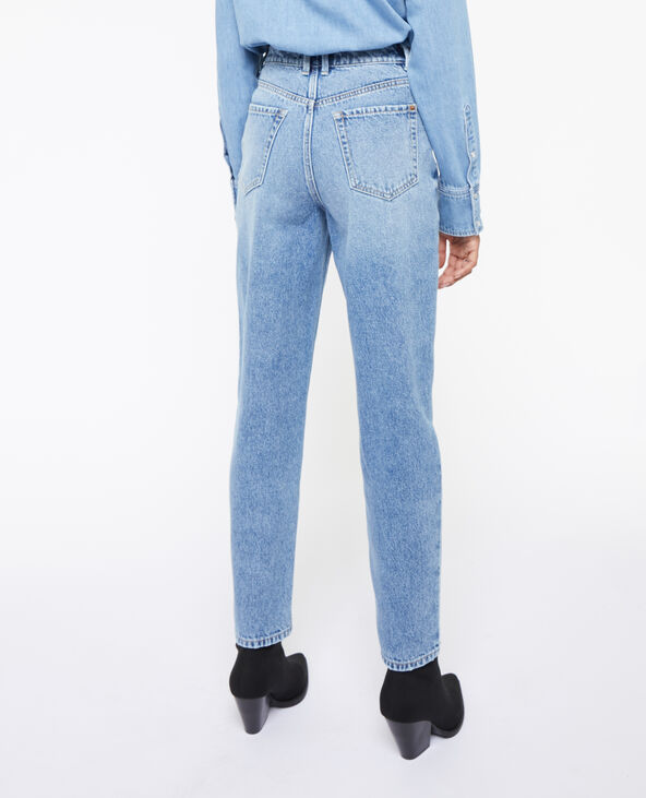Jean mom taille haute bleu - Pimkie