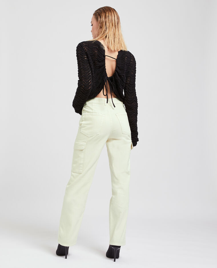 Jean cargo droit blanc - Pimkie