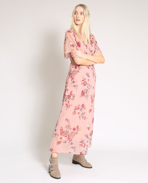 Robe longue fleurs