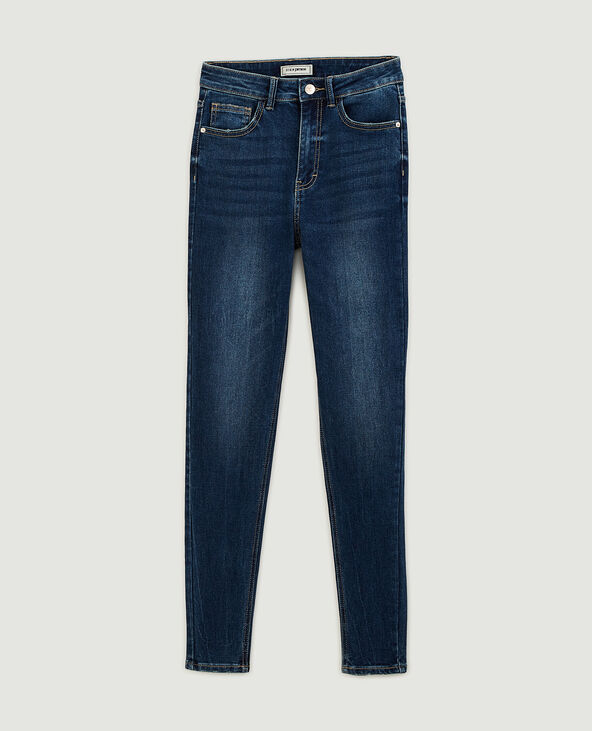Jean skinny taille haute bleu marine - Pimkie