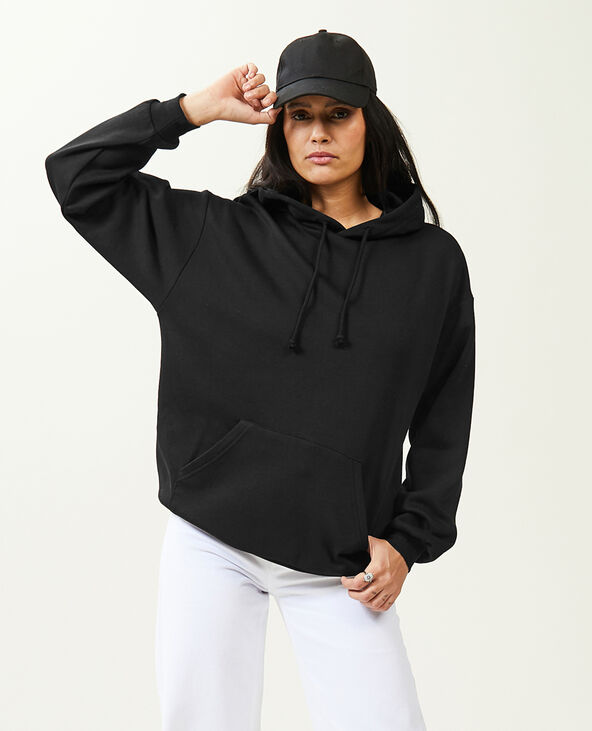 Sweat shop noir capuche