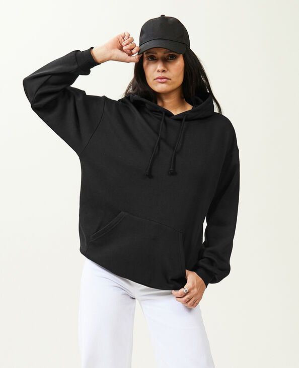 Sweat capuche oversize noir - Pimkie