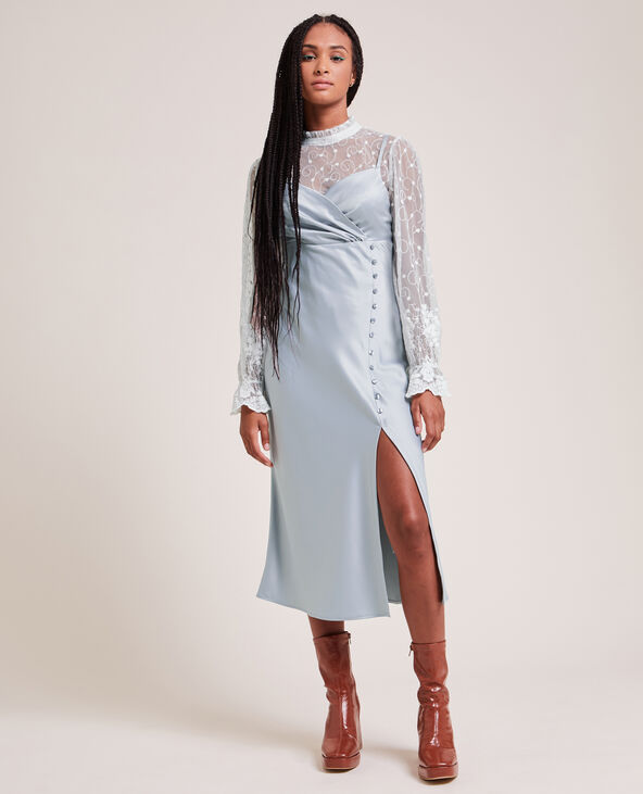 Robe hot sale gris clair