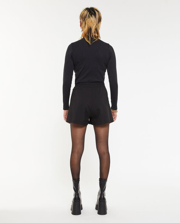 Short avec pinces noir - Pimkie