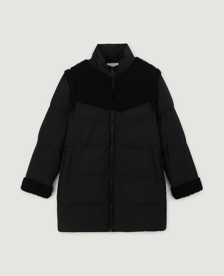 Doudoune longue noir - Pimkie