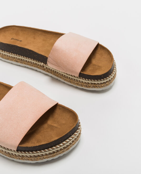 Sandales à plateforme rose clair - Pimkie