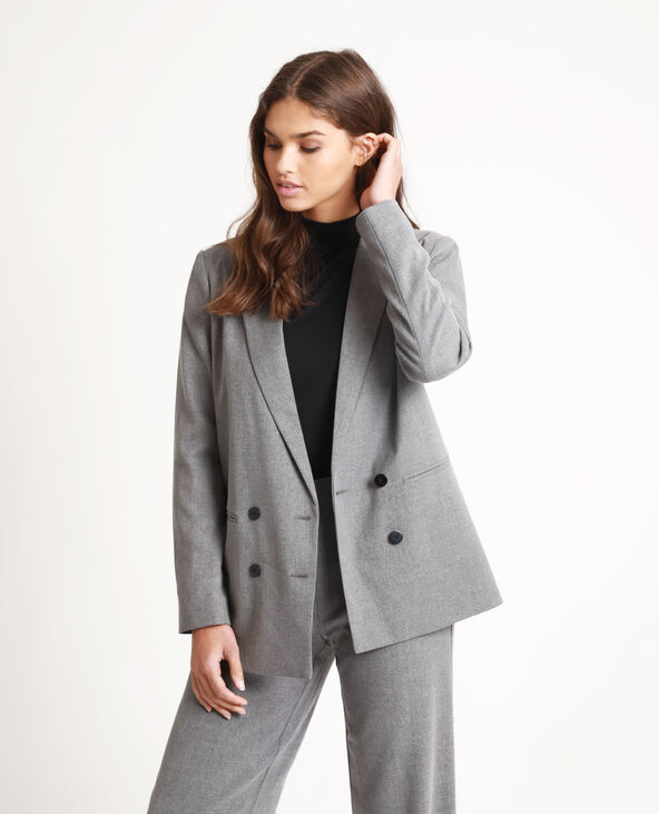 Blazer sales oversize gris
