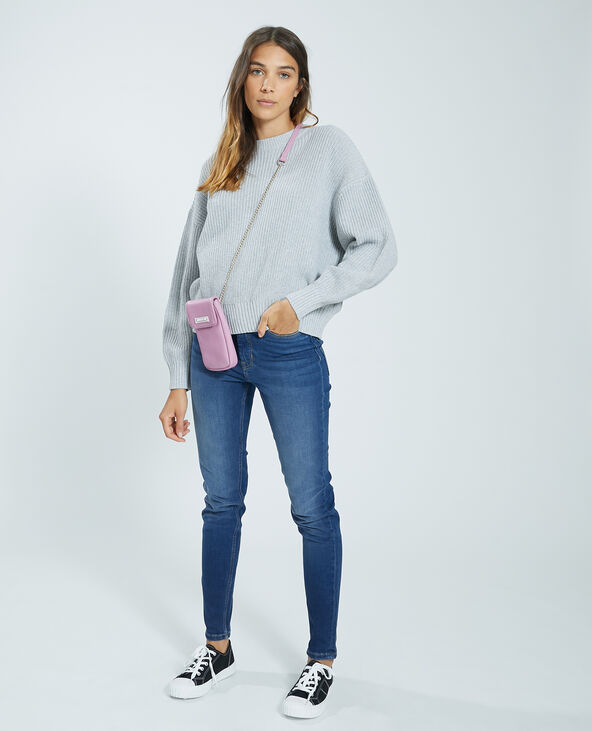 Pull maille gris clair - Pimkie