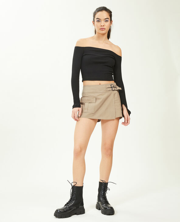 Jupe short en toile Pimkie