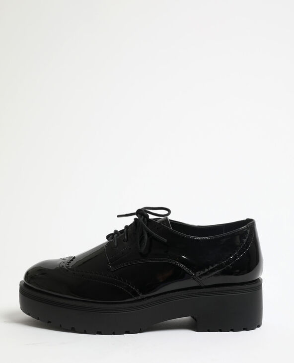 Derbies vernies noir - Pimkie