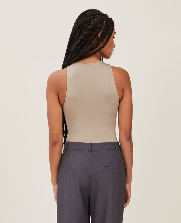 Body sans manches beige - Pimkie