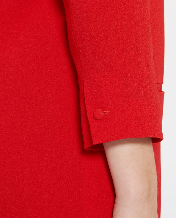 Blazer en crêpe rouge - Pimkie
