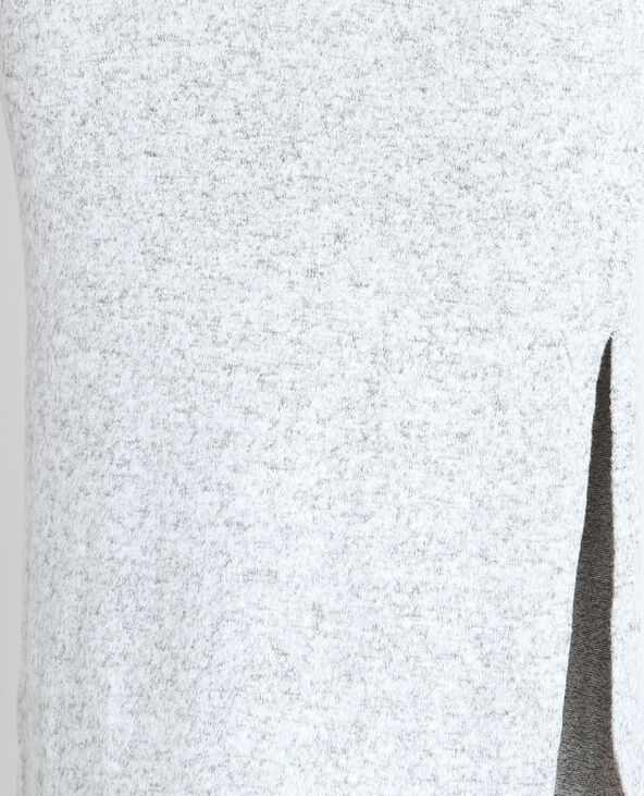 Robe pull longue gris chiné - Pimkie