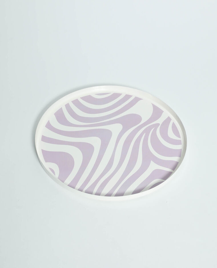 Plateau zébré violet - Pimkie
