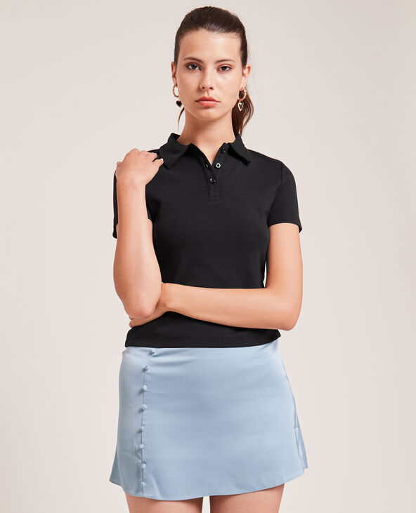 Top forme polo noir - Pimkie