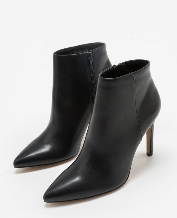 bottines talons fins noir Cinosural International School