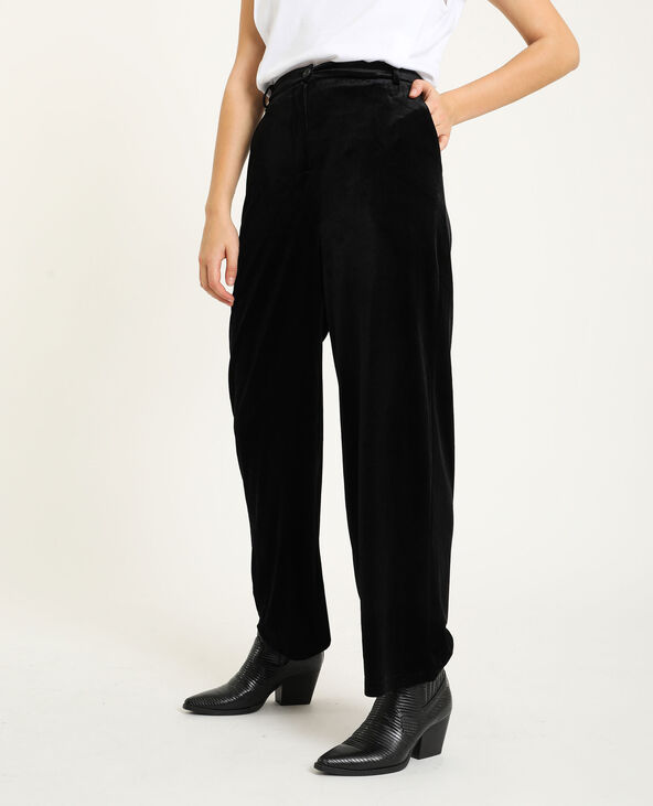 Pantalon velours noir - Pimkie