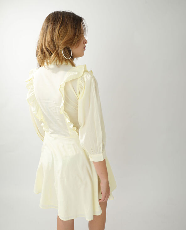 Robe trapèze jaune - Pimkie