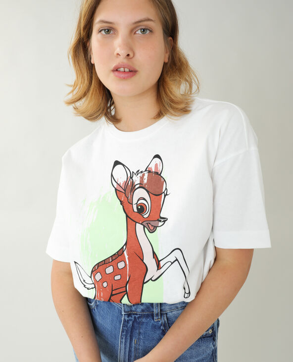 T-shirt ample Bambi écru - Pimkie