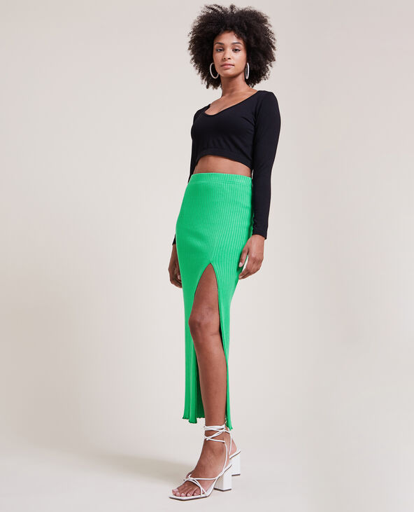 Jupe tube top maille