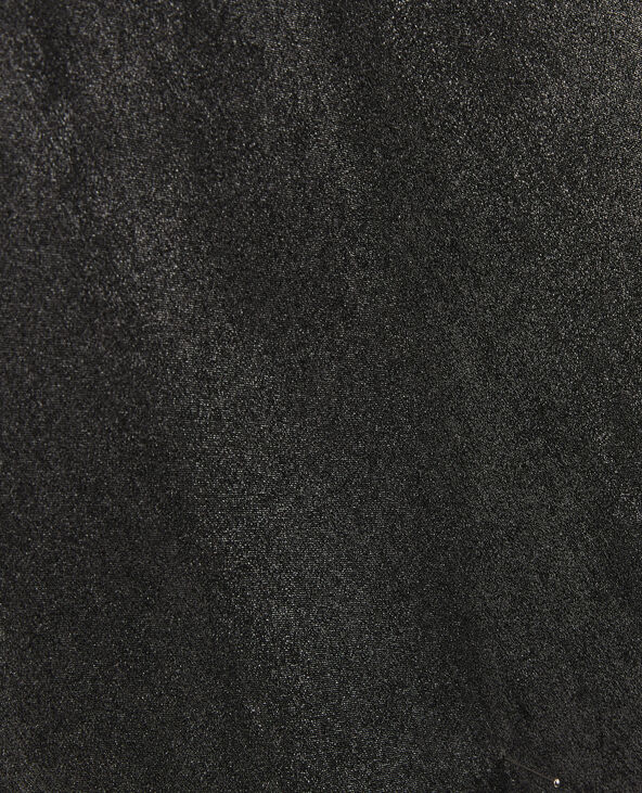 Top court cache-cœur avec cut out dos noir - Pimkie