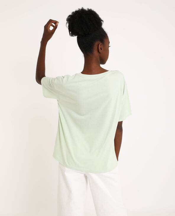 T-shirt imprimé vert clair - Pimkie