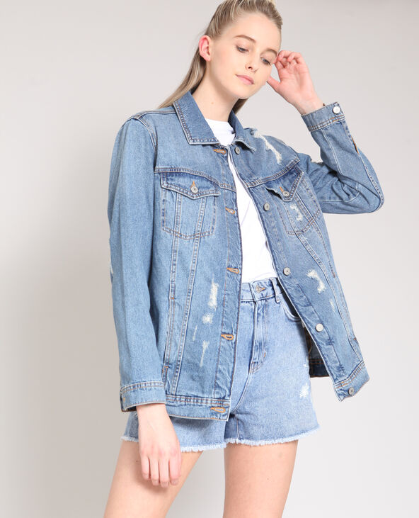 Veste oversize hotsell en jean