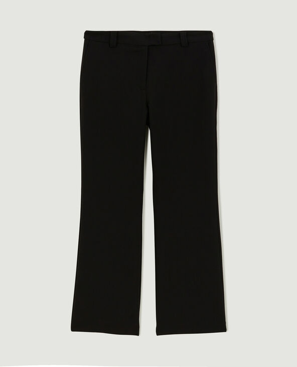 Pantalon city flare taille basse noir - Pimkie
