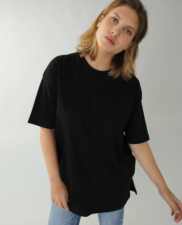 T-shirt basique oversize noir - Pimkie