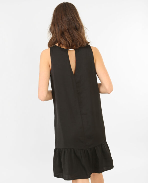 Robe basque satin e