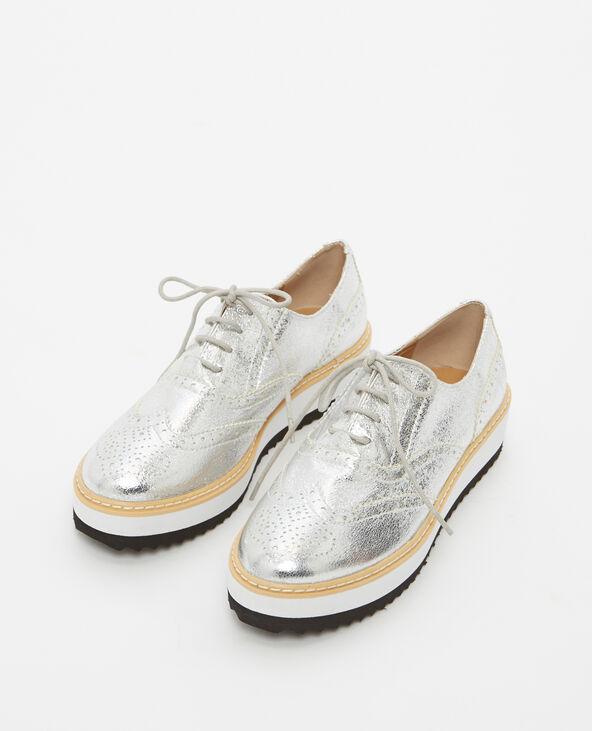 Derbies plateforme blanche sale