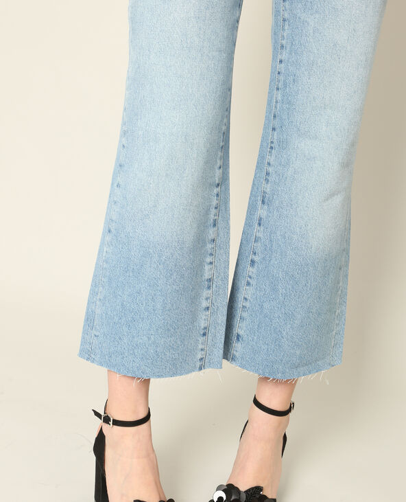 Jupe culotte en jean bleu - Pimkie
