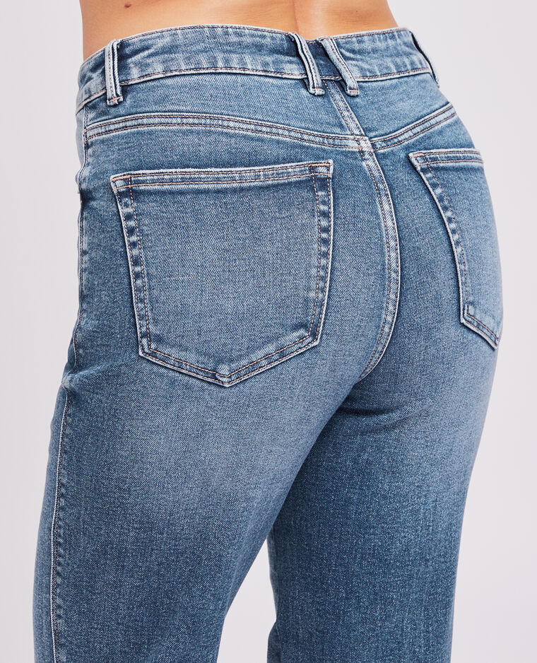 Jean droit stretch bleu denim - Pimkie