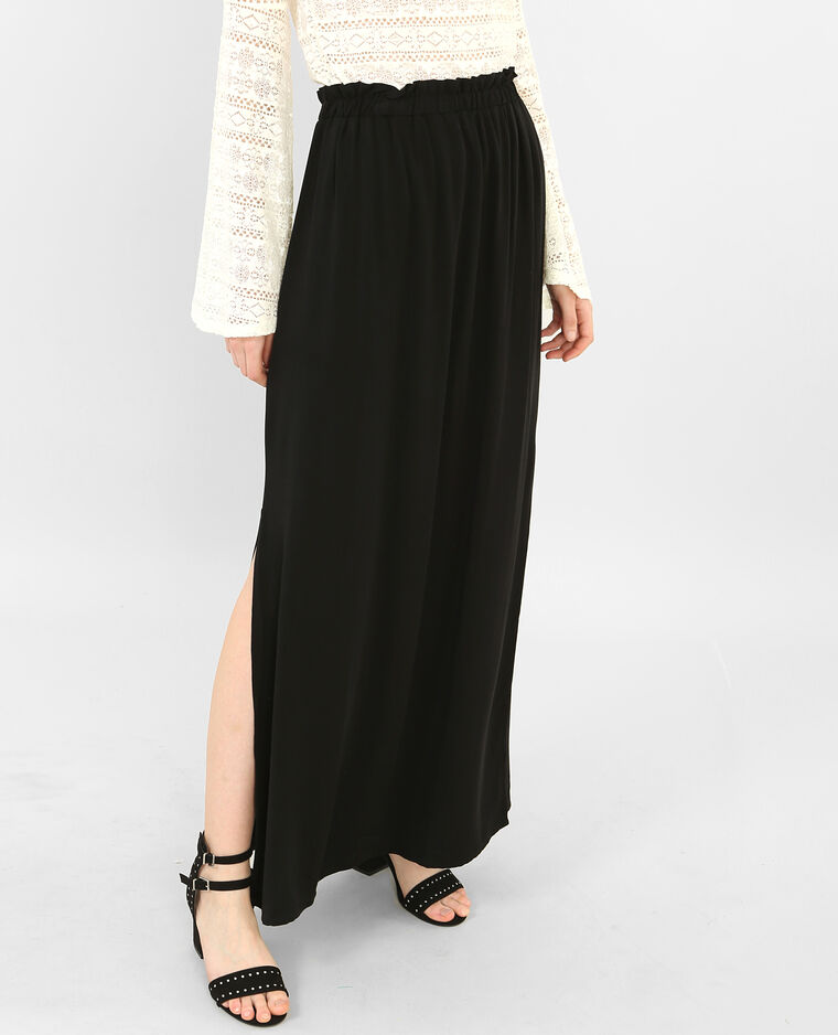 Wonderbaar Lange rok met split zwart - 690348899A08 | Pimkie OD-38