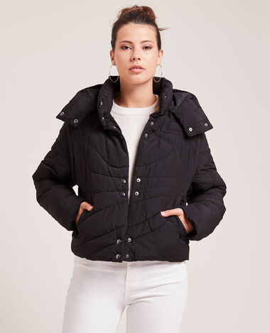 Doudoune matelassage wavy noir - Pimkie