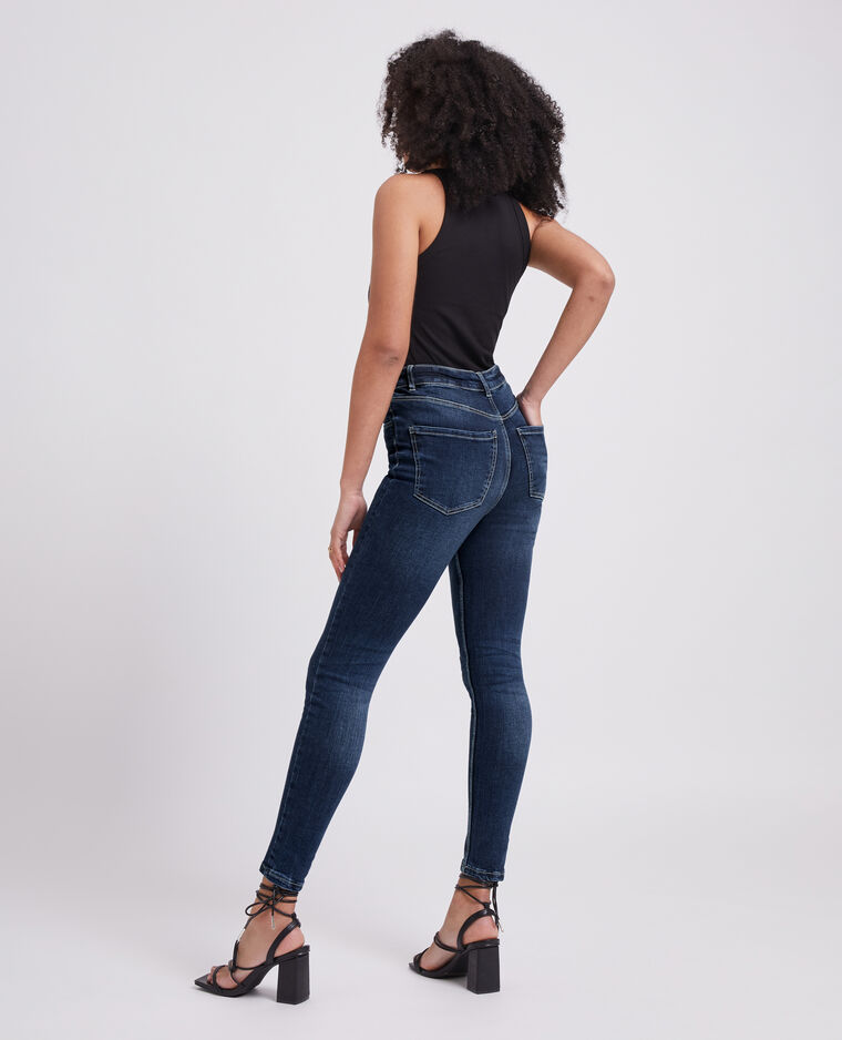Jean skinny taille haute bleu marine - Pimkie
