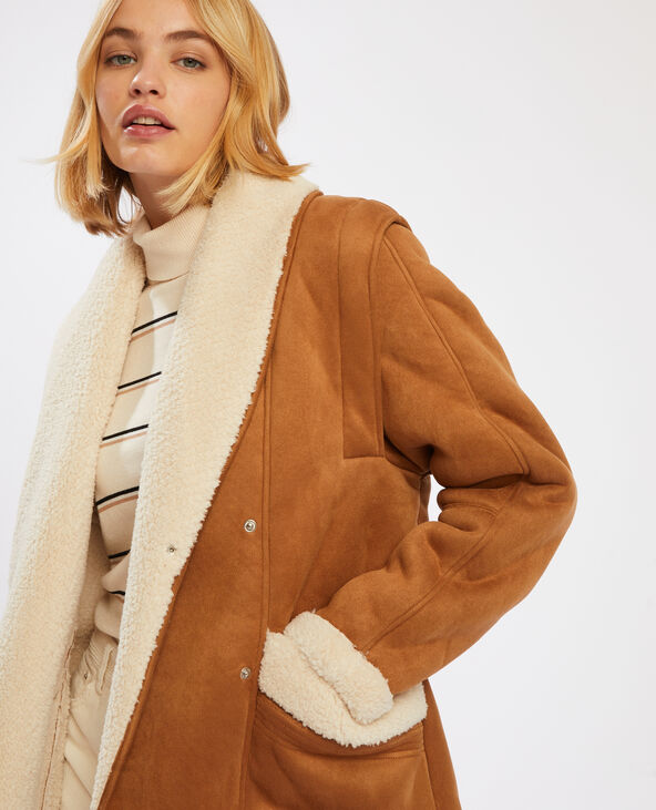Blouson effet cheap mouton