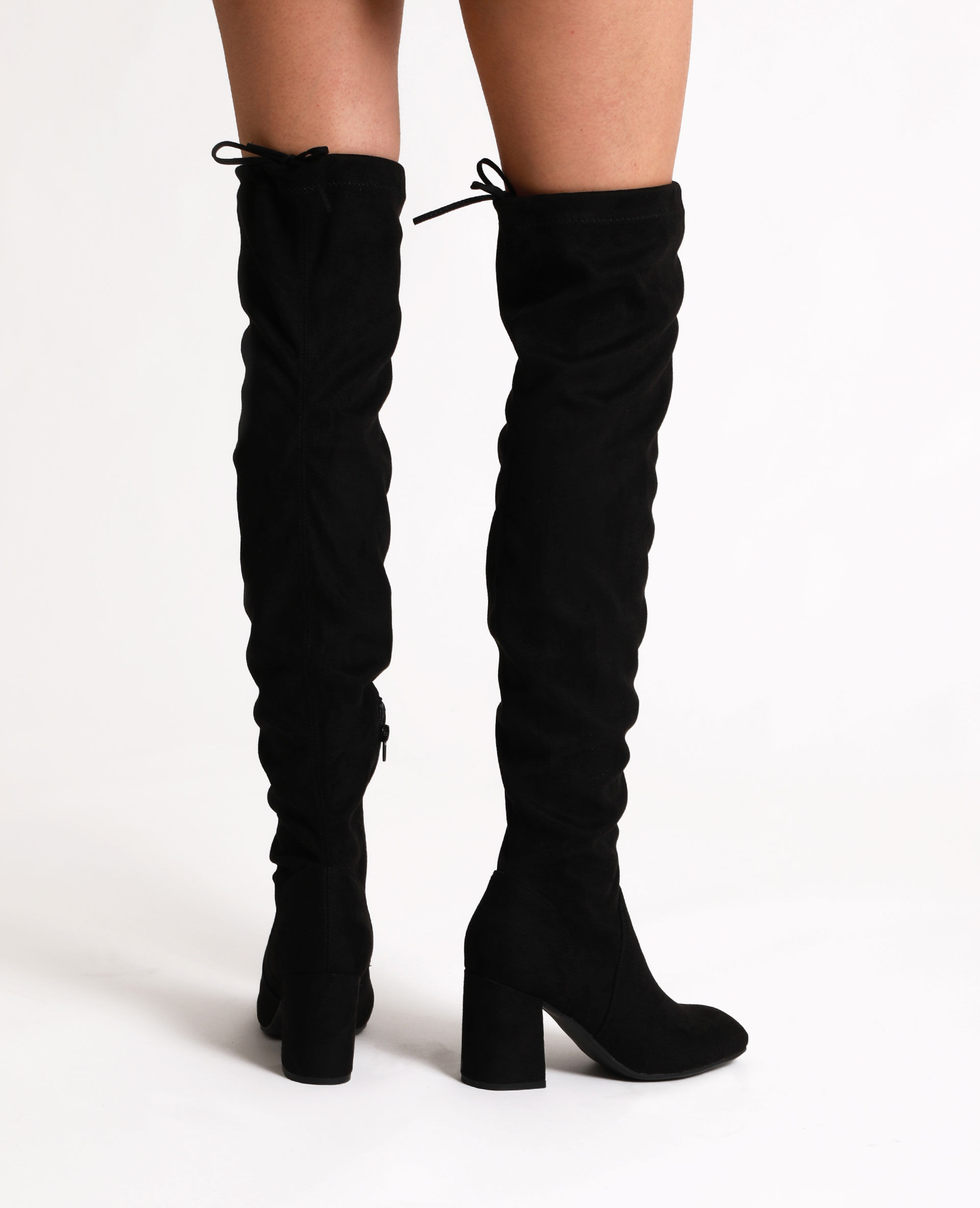 Cuissardes noires pimkie