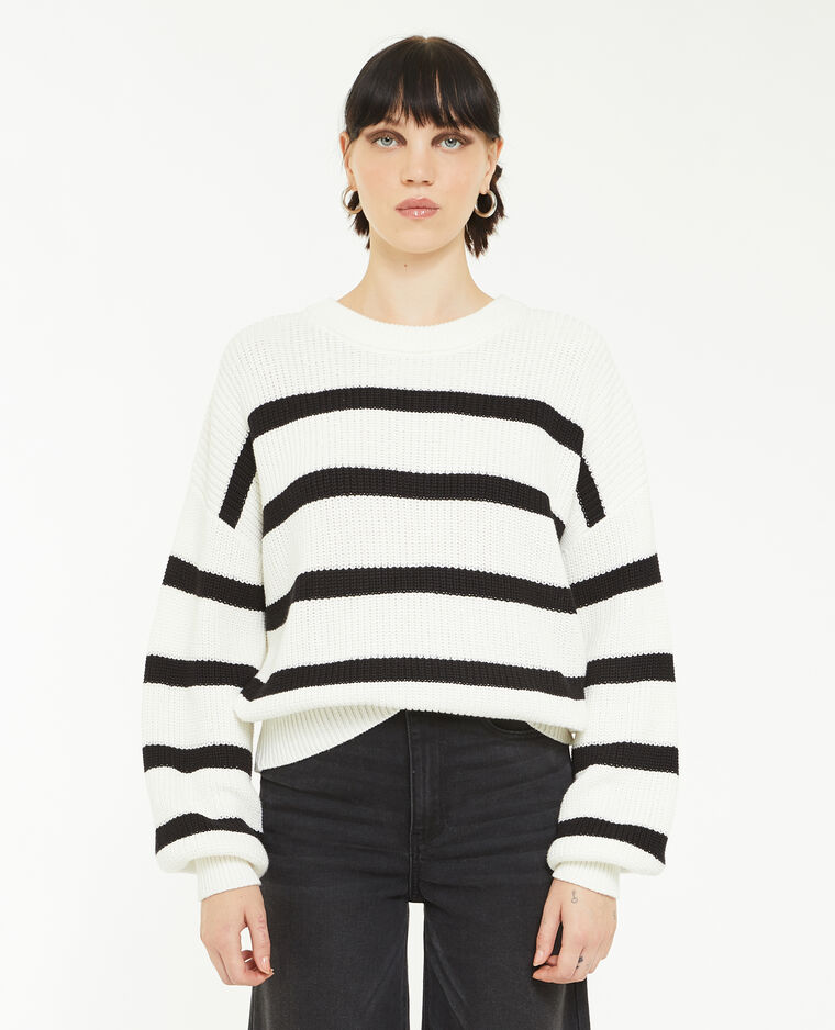 Pull marinière noir - Pimkie