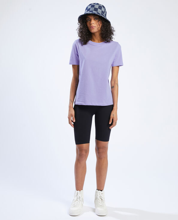 T-shirt basique col rond violet - Pimkie