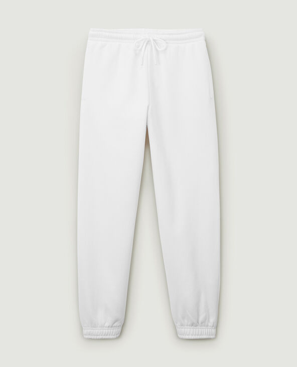 Pantalon de jogging en molleton blanc - Pimkie