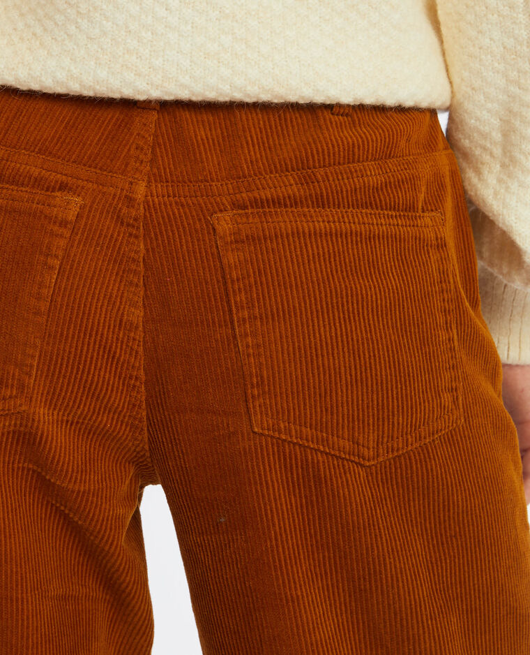 Pantalon velours caramel - Pimkie